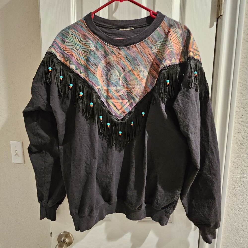 Vintage Fringe Sweatshirt